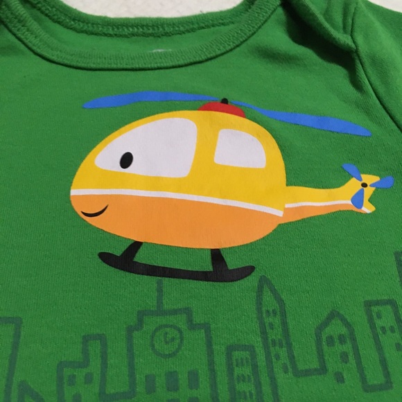 6m (5/$20) Helicopter Onesies w/Pants - Picture 6 of 9